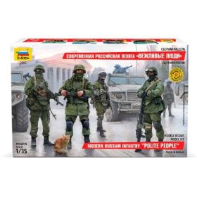   Zvezda Zvezda Modern Russ. Infantry Military makett figura 1:35 (3665)