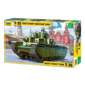   Zvezda Zvezda T-35 Heavy Soviet Tank Military 1:35 makett harcjármű (3667)