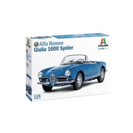 Italeri - Alfa Romeo Giulia 1600 Spider 1/24 (3668S)