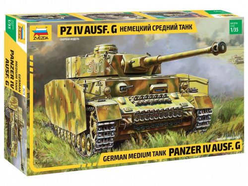 Zvezda Panzer IV Ausf. G. (Sd.Kfz.161) makett 3674  