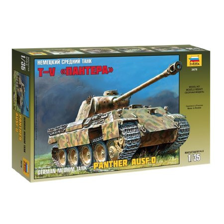 Zvezda Zvezda Military Panther Ausf. D. 1:35 makett harcjármű (3678)