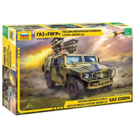 Zvezda Zvezda GAZ Kornet 1:35 makett harcjármű (3682)