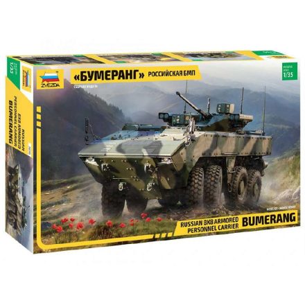 Zvezda Bumerang Russian APC 1:35 makett harcjármű (3696)