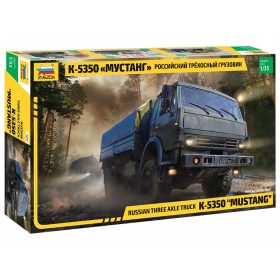   Zvezda Zvezda K-5350 Truck 3-axle Mustang 1:35 makett harcjármű (3697)