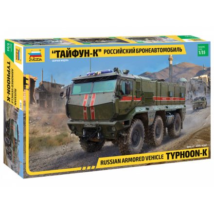 Zvezda Typhoon-K 6X6 Armoured Vehicle 1:35 makett harcjármű (3701)