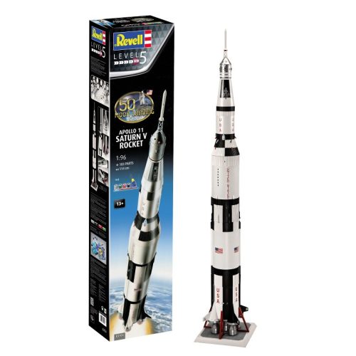 Revell Apollo 11 Saturn V Rocket (50 Years Moon Landing) makett 3704