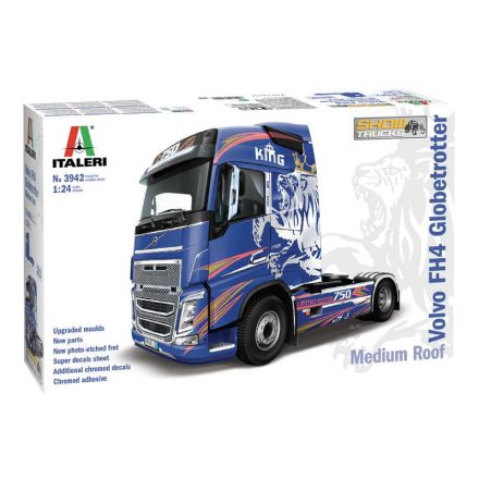 Italeri - Volvo FH4 Globetrotter med. Roof 1:24 (3942s)