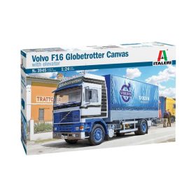   Italeri Italeri Volvo F16 Globetrotter Canvas with elevator  1:24 makett kamion (3945s)