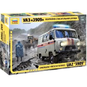   Zvezda Zvezda UAZ 3909 Emergency 1:43 makett harcjármű (43002)