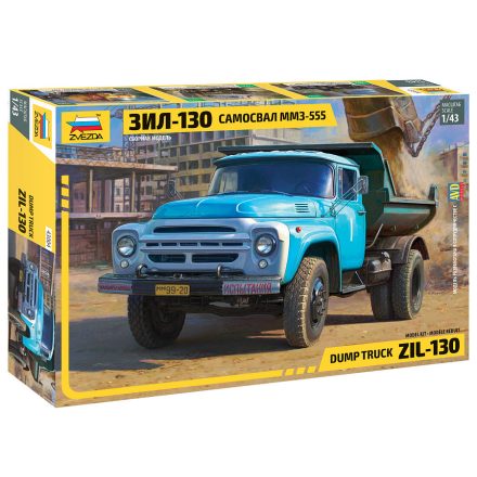 Zvezda ZIL 130 Dump Truck makett autó (43004)