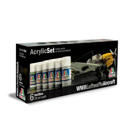 Italeri Acrylic szett: WWII LUFTWAFFE AIRCRAFT (436AP) festék
