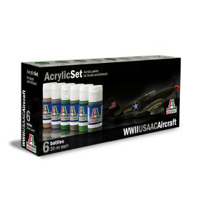   Italeri Italeri Acrylic szett: WWII USAAC AIRCRAFT (438AP) festék
