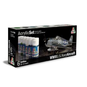   Italeri Italeri Acrylic szett: WWII U.S. NAVY AIRCRAFT (439AP) festék