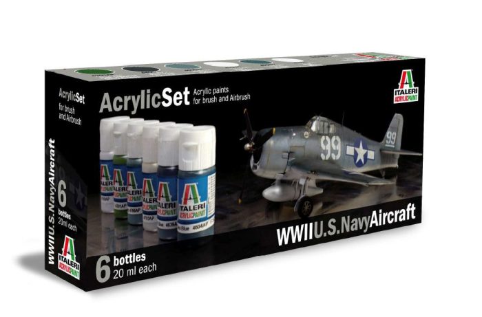 Italeri Italeri Acrylic szett: WWII U.S. NAVY AIRCRAFT (439AP) festék