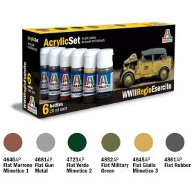   Italeri Italeri Acrylic szett: WWII REGIO ESERCITO (441AP) festék