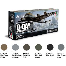   Italeri Italeri Acrylic szett: D-DAY AIRCRAFT (445AP) festék