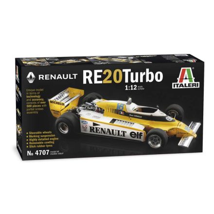 Italeri Renault RE23 Turbo F1 1:12 makett autó (4707s)