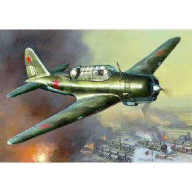   Zvezda Zvezda SU-2 Soviet Light Bomber 1:48 makett repülő (4805)