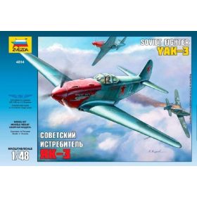   Zvezda Zvezda Yakovlev YAK-3 Soviet Fighter 1:48 makett repülő (4814)