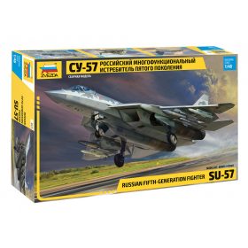 Zvezda Zvezda Suchoi SU-57 1:48 makett repülő (4824)