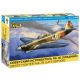 Zvezda Zvezda YAK-7B (Late Version) Soviet fighter aircraft 1:48 (4837) makett repülő