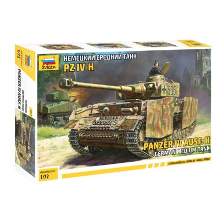Zvezda Panzer IV Ausf.H Military 1:72 makett harcjármű (5017)