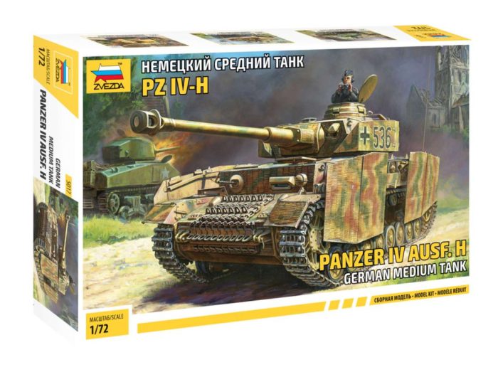 Zvezda Zvezda Panzer IV Ausf.H Military 1:72 makett harcjármű (5017)