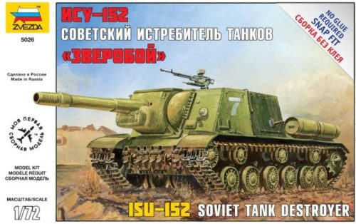 Zvezda ISU-152 tank makett 5026