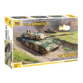   Zvezda Zvezda T-14 Armata Russian main battle tank 1:72 makett harcjármű (5056)