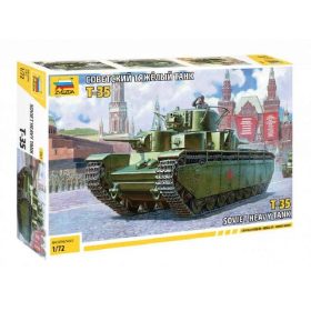   Zvezda Zvezda Soviet Heavy Tank T-35 1:72 makett harcjármű (5061)