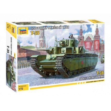 Zvezda Soviet Heavy Tank T-35 1:72 makett harcjármű (5061)