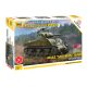 Zvezda Zvezda M4 A2 75mm Sherman 1:72 makett harcjármű (5063)