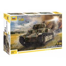   Zvezda Zvezda T-28 Soviet Tank 1:72 makett harcjármű (5064)