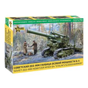   Zvezda Zvezda M1931 B-4 Stalinu0027s Sledgehammer Soviet 203mm Howitzer 1:72 (5085)