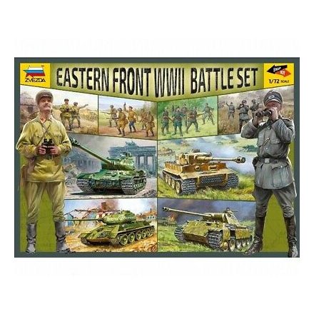 Zvezda Battle Set: Eastern Front WWII 1:72 makett harcjármű (5203)
