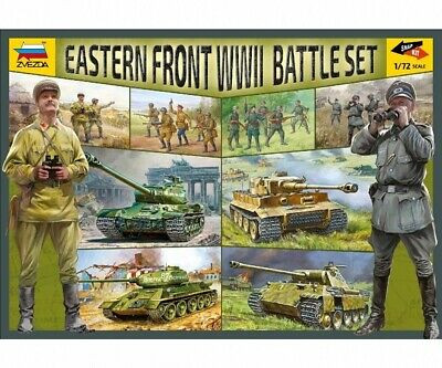Zvezda Zvezda Battle Set: Eastern Front WWII 1:72 makett harcjármű (5203)
