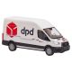 Busch Busch - Ford Transit 2014, dobozos, DPD (H0) (54509)