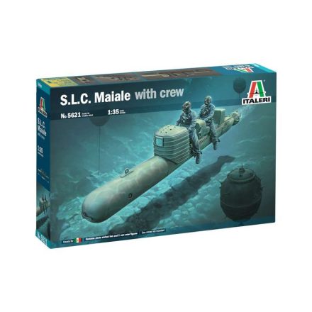 Italeri S.L.C. Maiale with crew  1:35 makett tengeralattjáró (5621s)