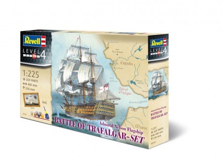 Revell Gift Set Battle of Trafalgar 1:225 hajó makett 5767