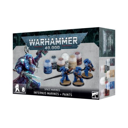 Citadel Colour Space Marines: Infernus Marines + Paints Set