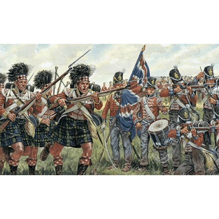 Italeri British & Scots Infantry makett figura 1:72 (6058)