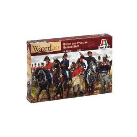 Italeri BRITISH & PRUSSIAN GENERAL STAFF makett figura 1:72 (6065S)