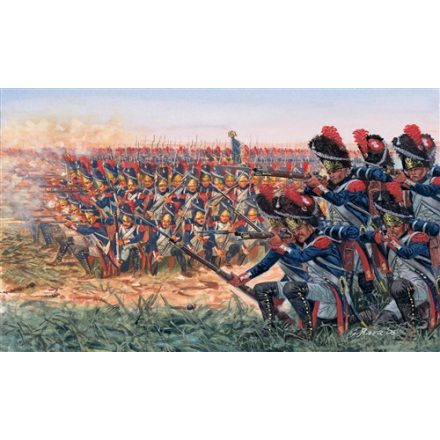 Italeri French Grenadiers makett figura 1:72 (6072)