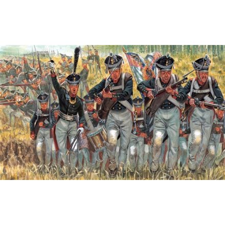 Italeri NAPOLEONIC WARS: RUSSIAN INFANTRY makett figura 1:72 (6073)