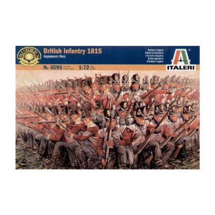 Italeri Napoleon Wars - Brit gyalogság makett  makett figura 1:72 (6095)