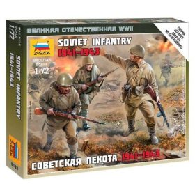   Zvezda Zvezda Sovielt Infantry 1941. makett figura 1:72 (6103)
