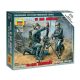 Zvezda Zvezda German 81 mm Mortar with Crew 1939-1942 1:72 makett harcjármű (6111)