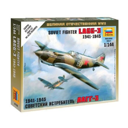 Zvezda Soviet Fighter LAGG-3 /1941-1945/ 1:144 makett repülő (6118)