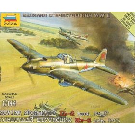   Zvezda Zvezda Soviet Stormovik IL-2 mod. 1941 1:144 makett repülő (6125)