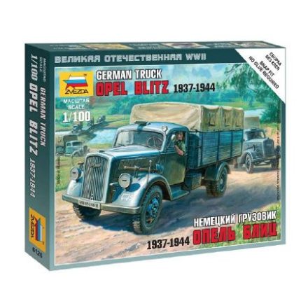 Zvezda German Truck Opel Blitz /1937-1944/ 1:100 makett harcjármű (6126)